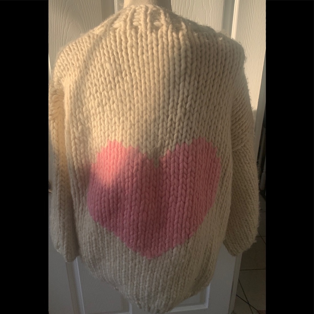 HAPPY HEARTS MERINO WOOL CARDIGAN